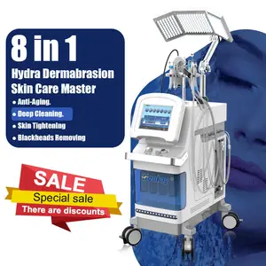 Macchina professionale 8 in 1 per trattamenti viso PDT terapia della luce di bellezza macchina per rimuovere rughe facciali macchina per infusione di ossigeno