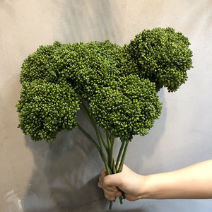 Bouquet décoratif réaliste fait main de baies artificielles pour la décoration de bureau et de jardin à domicile, fleurs et plantes artificielles en plastique - Product Image 3