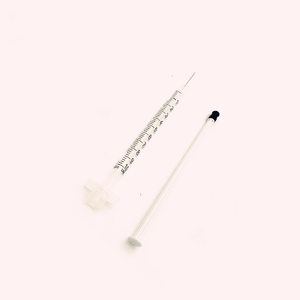 Jeringas de <span class=keywords><strong>Insulina</strong></span> de 1 ml, Estériles, con Conexión Luer Lock, <span class=keywords><strong>Jeringa</strong></span> de Plástico y Agujas de 31G y 6 mm, Jeringas <span class=keywords><strong>U100</strong></span> con Aguja Corta para Uso Veterinario - Product Image 4