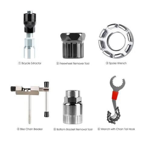 Ensemble combiné six en un