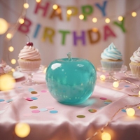 Mini jouets anti-stress en gros, jouet souple en gelée de maltose pomme bleue, créatif, à presser, unisexe, pour 14 ans et plus, cadeau