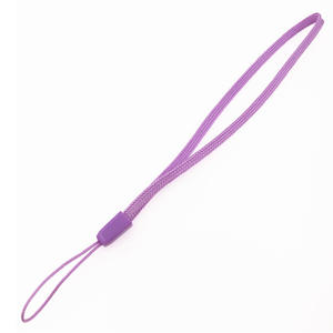 Dragonne courte tressée pour téléphone, sangle de poignet colorée avec pendentif, anti-<span class=keywords><strong>perte</strong></span> - Product Image 3