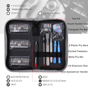 Juego de Destornilladores de Precisión Antideslizantes de Diseño Avanzado para Reparación de Relojes y <span class=keywords><strong>Gafas</strong></span>, Kit de Puntas Magnéticas de Acero S2 de Alta Resistencia - Product Image 2