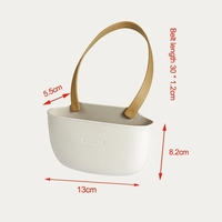 Évier de cuisine porte-éponge pour vaisselle panier de vidange suspendu en silicone égouttoir réglable porte-éponge à savon porte-robinet