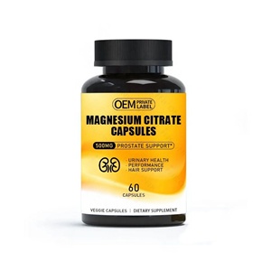 Cápsulas de Citrato de Magnesio OEM/ODM Importantes para la Salud del Corazón, la Producción de Energía, el Sistema Nervioso, los Músculos y los Huesos - Product Image 1