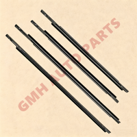 Kit de garniture extérieure de vitre de voiture pour Toyota Ractis 2005-2010 – Remplace les références 6816052140 et 6818052120