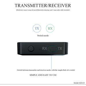 Hg Bluetooth Receiver 2 trong 1 kn321 Bluetooth Adapter 5.0 Bluetooth Transmitter Receiver với 200mAh pin - Product Image 5