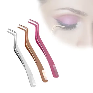 Makeup Lash Tool Tweezers Make up for Full or Semi lashes Strip Clusters Removal Tool Wholesale