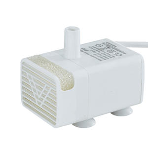 Bomba de agua silenciosa JY-830, carcasa de plástico de 5V1A para fuente de agua para gatos con protección contra quemaduras en seco, color blanco - Product Image 1