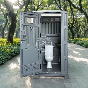 Baño Portátil Prefabricado Modular de Plástico VIP para Exteriores, Inodoro Portátil para Campamento, Caseta de Baño Prefabricada, Casas de Campo 2025 - Product Image 5