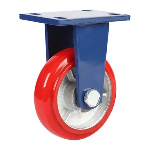 Weihang 4/5/6/8 inch 1000kg nhiệm vụ nặng nề Lõi Sắt PU Caster Bánh Xe tròn - Product Image 1