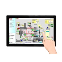 Layar industri All-In-One Monitor 10 inci tegangan lebar Tablet industri dengan layar Android tertanam kontrol industri