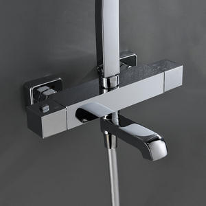 Ensemble de douche thermostatique mural Vimijia Sanitary Ware, exclusivité transfrontalière, tout en cuivre, température constante 38°C, salle de bain - Product Image 1