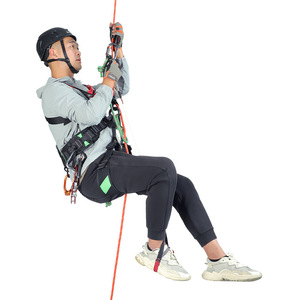 Cinturón de Seguridad de Medio Cuerpo Xinda, Resistencia a la Rotura de 1000 Kg, 2 Anillas en D para Escalada, Montañismo, Rappel y Trabajo - Product Image 5