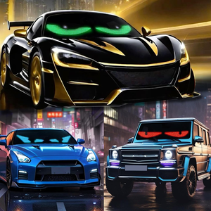 Car LED Flexible Display LED Matrix Pixel Panel Car Rear <b>Window</b> devil eyes <b>light</b> LED Screen led eyes for truck windshield - Product Image 1