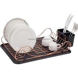 Para cocina Estantes para platos de alambre cromado Escurridor de platos Estante para platos - Product Image 2