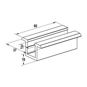 MC 28-56ตัวหนีบกลางสำหรับเฟรมอลูมิเนียมแบบไม่ประกอบ (10ชิ้น) - Product Image 3