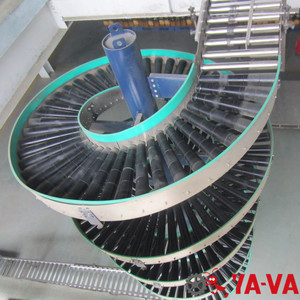 Transportador Espiral Vertical de Gravedad para Cartones de la Industria Farmacéutica, Elevador Vertical de Tornillo Espiral de 3 Metros - Product Image 4
