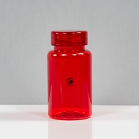 Bouteille ronde en PET pour compléments alimentaires, 300 ml, 500 ml, pot pour poudre de protéines, conteneur pour capsules et bonbons, couleur personnalisée, OEM disponible