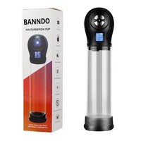 Pompe à pénis électrique en silicone 100 % étanche, pompe à vide automatique, agrandisseur pénien, masturbateur masculin, jouets sexuels - Vente chaude