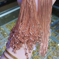 Cadenas de Collar Ajustables de Latón Chapado en Oro de 18K y Plata de Alta Calidad BCL1227 para Abalorios
