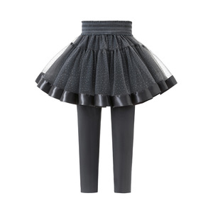 <span class=keywords><strong>Leggings</strong></span> a due pezzi in stile autunnale per ragazze, pantaloni a sbuffo a rete, pantaloni a sbuffo, per Outdoor - Product Image 2