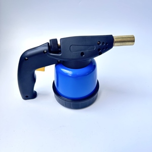 High-quality Butane Mixed <b>Gas</b> Blow Torch Angled Head Liquefied Ignition 500C for Cooking <b>Camping</b> - Product Image 2