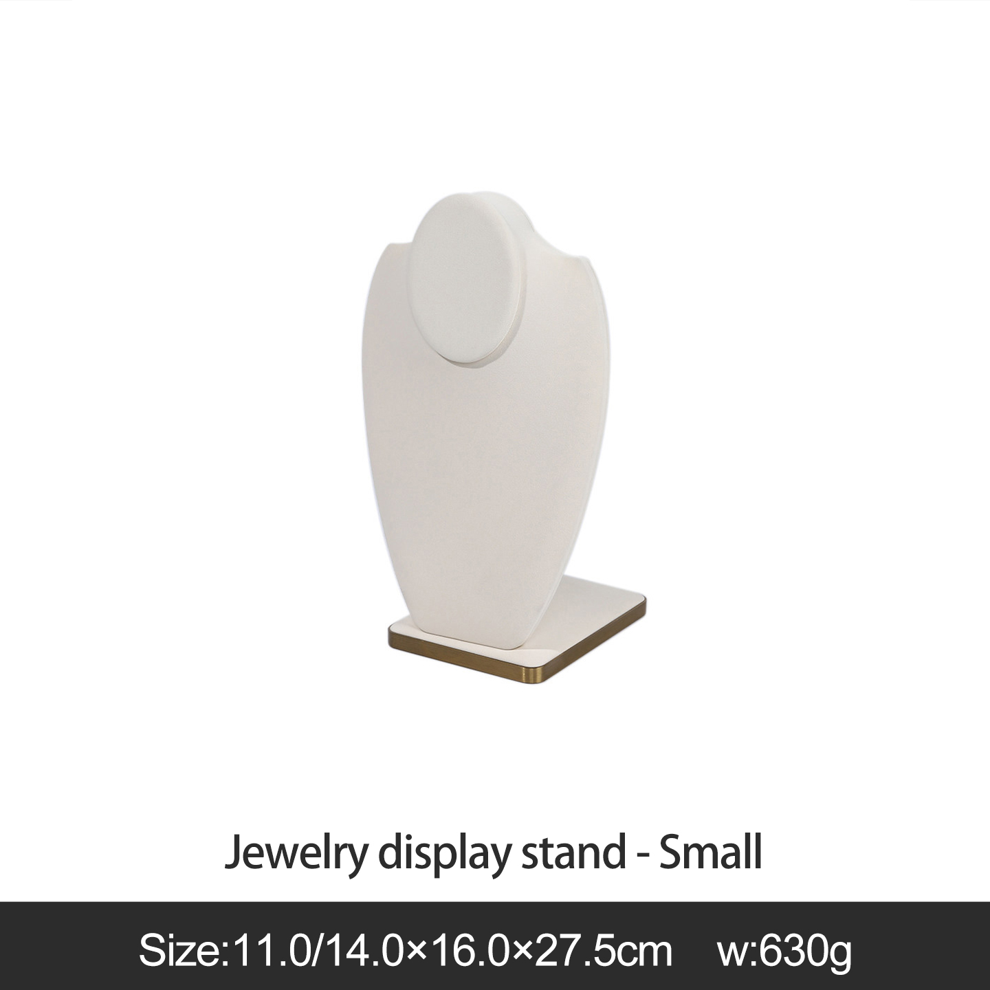 Beige jewelry display stand-small