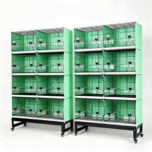 Cage à oiseaux résistante à la rouille, facile à nettoyer, cage à perroquets, bonne ventilation, jaulas para pájaros, grandes cages à oiseaux, volière pour oiseaux - Product Image 1