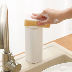 New Soap Dispenser for Kitchen <b>Sink</b> Countertop Dish Soap Dispenser Bathroom Pressing Hands Washing Soap <b>Storage</b> Container - Product Image 2