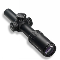 Teropong Bobcat King HD 1-6X24 IR Berbahan Aluminium Alloy, Lapisan Multi-Coated, Tahan Air IP67, Anti Kabut, Anti Guncangan, Taktis LPVO Merah