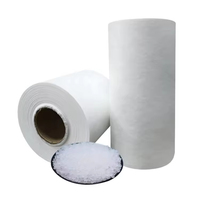 Spinnvlies aus Polypropylen 15gsm 320mm SMS Spunbond PP Vliesstoff für Windeln