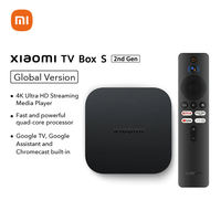 Vente flash Mi TV Box S (2e génération) 2 Go/8 Go Processeur Quad-core Vision 4K Ultra HD HDR10+ Android 11 Lecteur multimédia intelligent de luxe WiFi