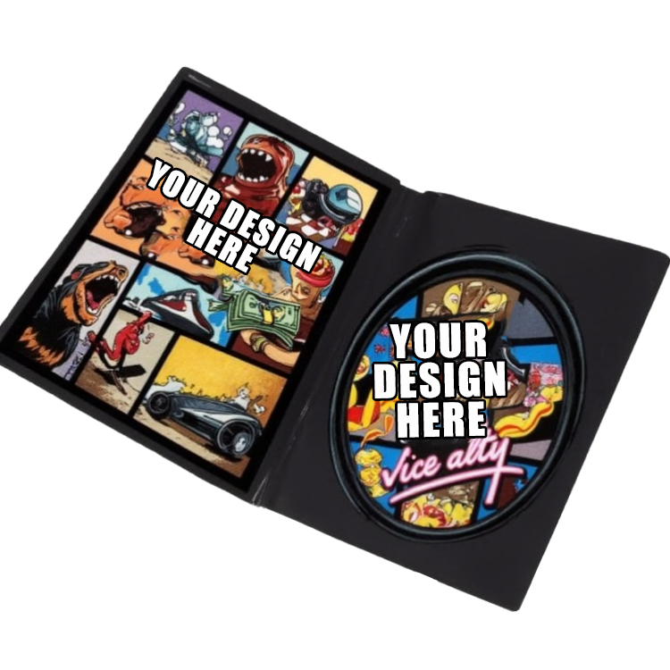 Напечатанный на заказ, 3,5 г, Круглый, DVD, CD-чехол для Mylar 7 г, 14 г, 28 г