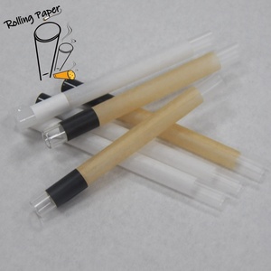 Accesorios para fumar con cono de vidrio transparente personalizado, cono de vidrio de color extragrande, tubo de papel. - Product Image 4