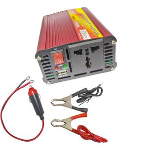 Onduleur Voiture Euro 500W 12V vers 220V, Convertisseur de Tension pour Ordinateur <span class=keywords><strong>Portable</strong></span> et Rasoir - Product Image 4