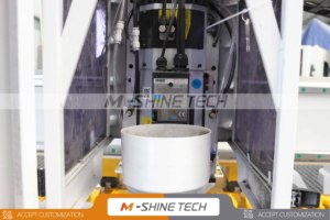 เครื่องเราเตอร์แกนหมุนอเนกประสงค์ M-shine สำหรับทำประตู เครื่องจักรงานไม้แบบอัตโนมัติสำหรับโรงงานเฟอร์นิเจอร์ - Product Image 2