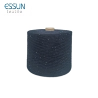Hot Selling Popular Sequin Core Spun Yarn NM48/2 44%Viscose 31%Polyester 19%Nylon 6%Sequin Blended Strech Knitting Yarn
