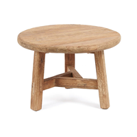 Meubles de salon rustiques classiques Table basse de nidification en bois de récupération extérieure antique