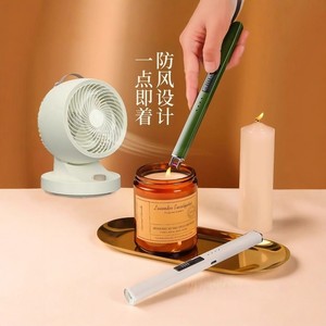 Electronic Candle Igniter Rechargeable Windproof Long Handle For Aromatherapy Kitchen Use - Product Image 1