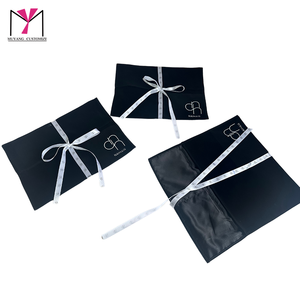 Bolsa de Terciopelo de Lujo MUYANG, Bolsa Cosmética Biodegradable de Poliéster con Cinta Personalizable para Perfume, Lápiz Labial y Crema para Ojos - Product Image 2