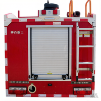 Camion de pompage d'eau diesel Dongfeng Tuyi 1 tonne, 4x2, mini/léger, pour lutte contre les incendies |   Double cabine |   Pompier urbain et rural d'intervention d'urgence