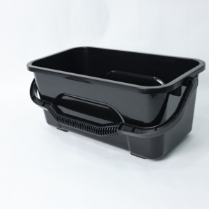 Nettoyeur <span class=keywords><strong>de</strong></span> vitres professionnel durable tout noir 11L ensemble <span class=keywords><strong>de</strong></span> nettoyage <span class=keywords><strong>de</strong></span> seau nettoyant pour vitres <span class=keywords><strong>de</strong></span> qualité commerciale pour bureau à domicile - Product Image 5