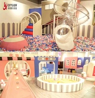 Aire de jeux intérieure haute sécurité, ensemble de jeux souples de qualité supérieure, parc d'attractions pour bébés, château ludique personnalisé à usage commercial
