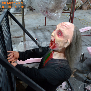 Casa embrujada apoyos un fantasma atrapado en un incendio modelo animatronic para halloween <span class=keywords><strong>escape</strong></span> habitación - Product Image 3