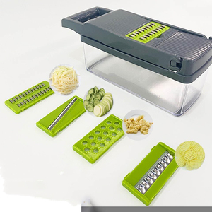 Coupe-légumes multifonctionnel 16-en-1 NOUVEAU : Mandoline à fruits et oignons, trancheuse de légumes et pommes de terre, 14 gadgets en 1 modèle - Product Image 2