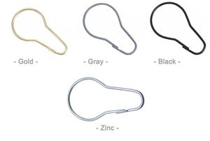 EWANG vente directe en forme de pied tringle à rideau accessoires de quincaillerie crochets anneaux de rideau de douche - Product Image 4