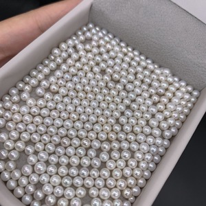ไข่มุกน้ำจืดขนาด3-4มม. ไข่มุกอะโกย่า5A จากจีนสีขาวธรรมชาติสมบูรณ์แบบลูกปัดมุกน้ำจืดได้รับการรับรองสำหรับการทำเครื่องประดับ - Product Image 5