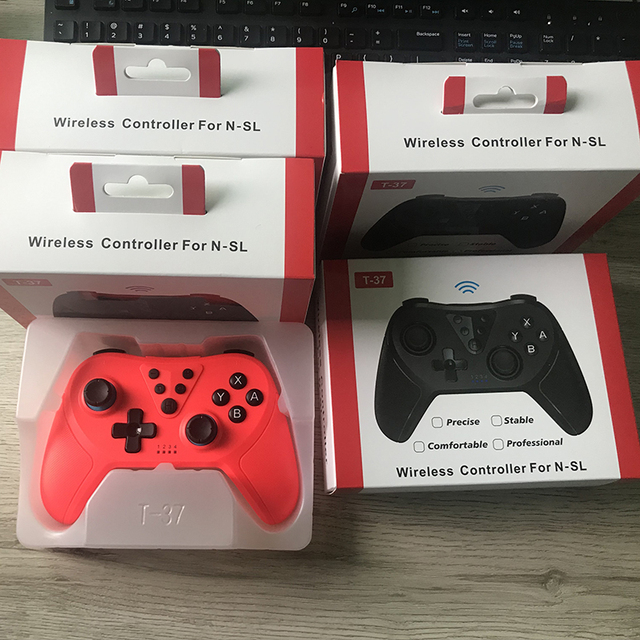 RALAN T37 BT Wireless Vibration Wakeup Sense Game Joystick Switch Controller