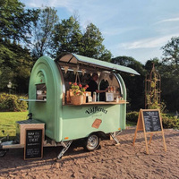 Concession Trailer Commercial Coffe Food Van Ice Cream Mobile Petit camion de nourriture avec cuisine complète